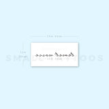 Temet Nosce Temporary Tattoo (Set of 3)
