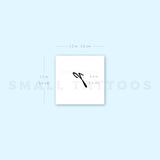 P Handwritten Letter Temporary Tattoo (Set of 3)