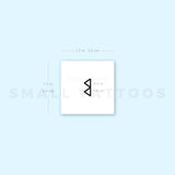 Berkanan Rune Temporary Tattoo (Set of 3)