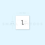 Eihwaz Rune Temporary Tattoo (Set of 3)