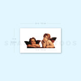 Putti Cherubs (Sistine Madonna) Temporary Tattoo (Set of 3)
