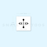 Mindfulness Symbol Temporary Tattoo (Set of 3)