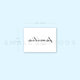 'Familia' Temporary Tattoo (Set of 3)