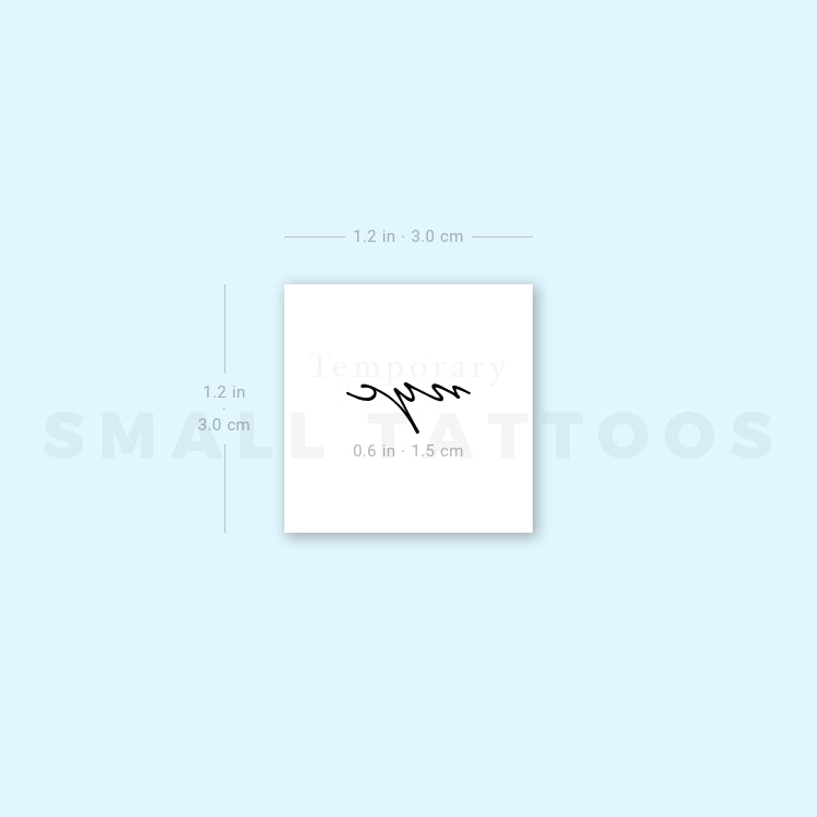 Handwritten NYC Temporary Tattoo (Set of 3)