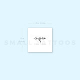Handwritten NYC Temporary Tattoo (Set of 3)