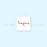 'Angel' Temporary Tattoo (Set of 3)