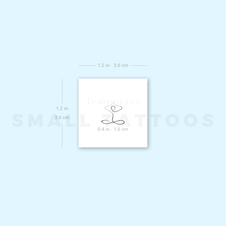 Yogini Temporary Tattoo (Set of 3)