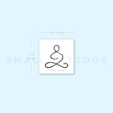 Meditation Temporary Tattoo (Set of 3)