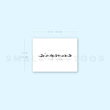 'Eunoia' Temporary Tattoo (Set of 3)