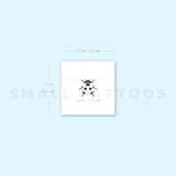 Minimalist Ladybug Temporary Tattoo (Set of 3)