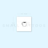 Coffee Mug Temporary Tattoo (Set of 3)