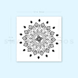 Mandala Temporary Tattoo (Set of 3)