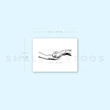Hand and Dog Paw Handshake Temporary Tattoo (Set of 3)