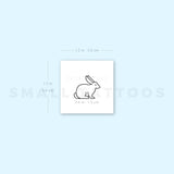 Rabbit Temporary Tattoo (Set of 3)