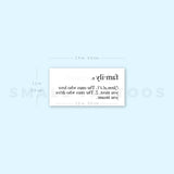 Family Meaning Temporary Tattoo (Set of 3)