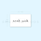 Kiss Here Temporary Tattoo (Set of 3)
