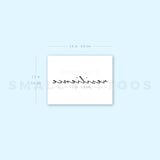 Resilience Temporary Tattoo (Set of 3)