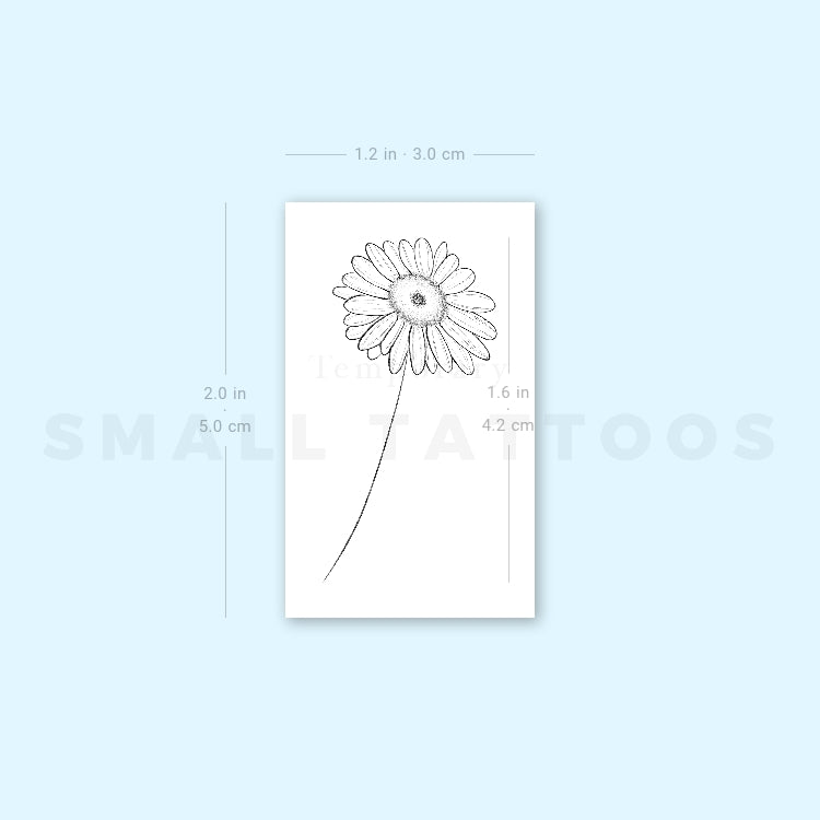 Daisy Temporary Tattoo (Set of 3)