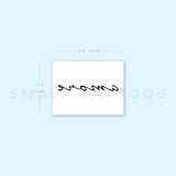 Amore Temporary Tattoo - Set of 3