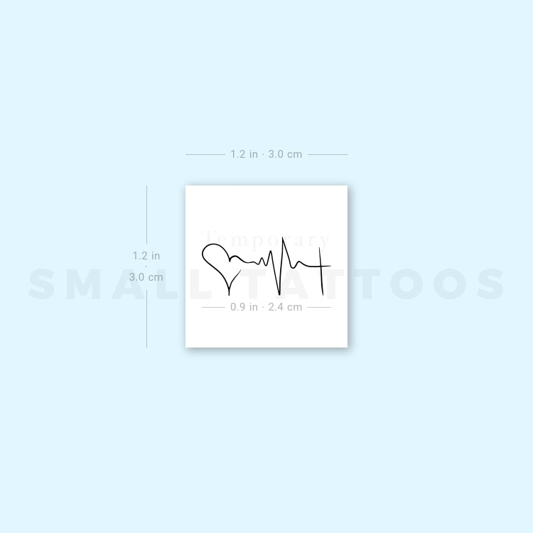 Fine Line Faith Hope Love Temporary Tattoo (Set of 3)