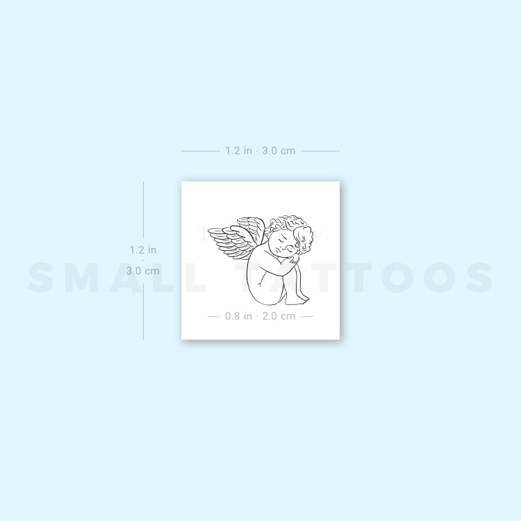 Cherub Temporary Tattoo (Set of 3)
