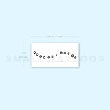 So Far So Good Temporary Tattoo (Set of 3)