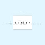 Vis Ta Vie Temporary Tattoo (Set of 3)