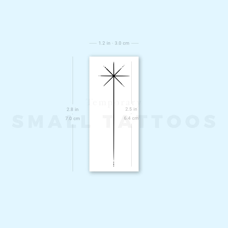Shooting Star Temporary Tattoo (Set of 3)