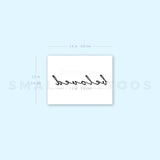 Beloved Temporary Tattoo (Set of 3)