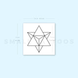Merkaba Temporary Tattoo (Set of 3)
