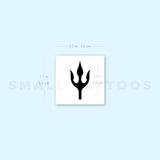 Trident Temporary Tattoo (Set of 3)