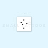 Small Crux Constellation Temporary Tattoo (Set of 3)