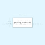 Forever Young Temporary Tattoo (Set of 3)
