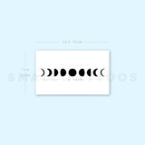 Moon Phases Temporary Tattoo (Set of 3)