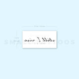 Still I Rise Temporary Tattoo (Set of 3)