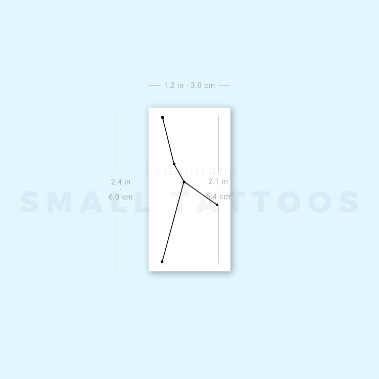 Cancer Constellation Temporary Tattoo (Set of 3)