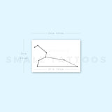 Leo Constellation Temporary Tattoo (Set of 3)