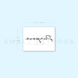 'Purpose' Temporary Tattoo (Set of 3)