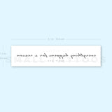 Everything Happens For A Reason Temporary Tattoo (Set of 3)