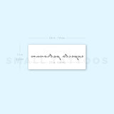 Expecto Patronum Temporary Tattoo (Set of 3)