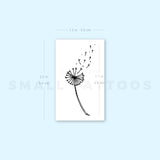 Dandelion Temporary Tattoo - Set of 3