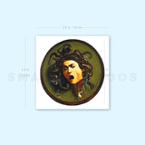 Medusa Temporary Tattoo (Set of 3)