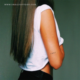 1991 Birth Year Temporary Tattoo (Set of 3)