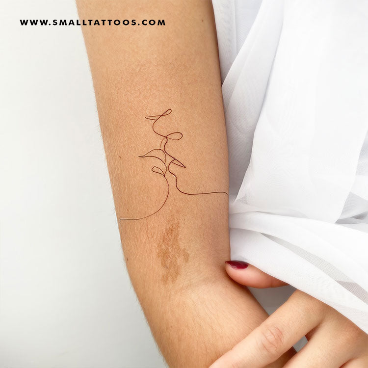 Tatuaje temporal de beso de 1991.ink (juego de 3)