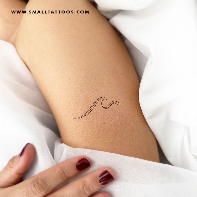 Wave Temporary Tattoo by 1991.ink (Set of 3)