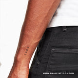 1992 Birth Year Temporary Tattoo (Set of 3)