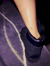 Small Heart Outline Temporary Tattoo (Set of 3)