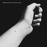 A Handwritten Letter Temporary Tattoo (Set of 3)