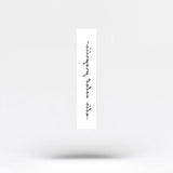 Alis Volat Propriis Temporary Tattoo (Set of 3)