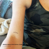 'Aloha' Temporary Tattoo (Set of 3)